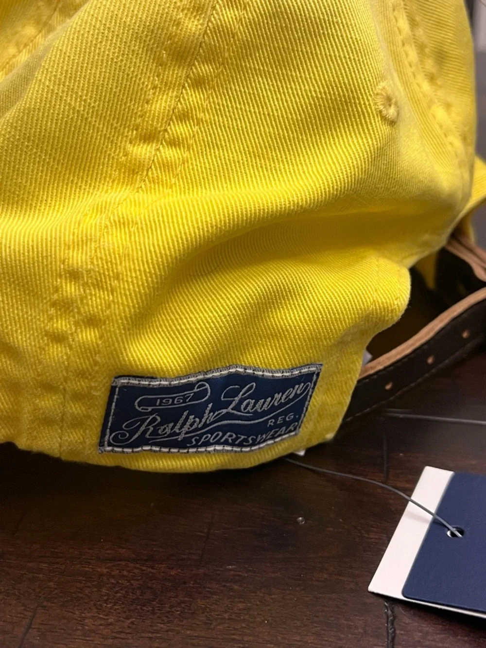 Polo Ralph Lauren Côte d’Azur Hat Cap new yellow Strap Back One Size